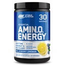 Optimum Nutrition Amino Energy - Pré-entraînement avec du thé vert, BCAA, acides aminés, Keto Friendly, extrait de café vert, poudre d'énergie - citronade de bleuets, 30 portions (paquetage mai Vary)