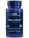 Life Extension Sea-IodineTM, kelp and bladderwrack-derived Iodine, Unterstützt gesunde Levels dieser essentiellen Nährstoff für Schilddrüsengesundheit und darüber hinaus, Non-GMO, Gluten-Free, Vegetarian, 60 Kapseln