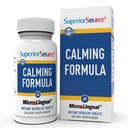 Überlegene Quelle Berechnung Formel, L-Theanin, Melatonin, Unter der Tongue schnell lösen MicroLingual Tablets, 60 Ct, 5-HTP für verbesserte Serotonin Umwandlung, Schlafunterstützung, Non-GMO