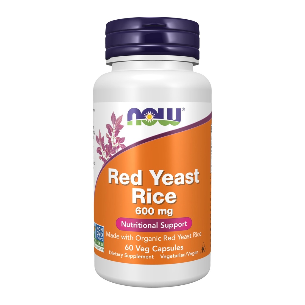 JETZT Nahrungsergänzungsmittel, Rote Hefe Reis 600 mg, Hergestellt mit Bio Rote Hefe Reis, 60 Veg Kapseln