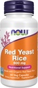 NOW Foods Supplements, Red Yeast Rice 600 mg, Made with Organic Red Yeast Rice, 60 Veg Capsules