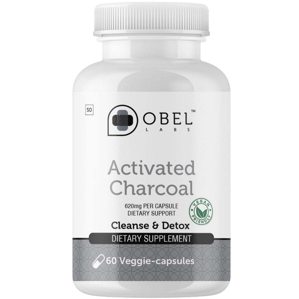 obel Aktivierte Charcoal Kapseln | Verdauungsunterstützung Ergänzung