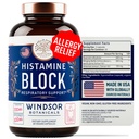 Histamin Blocker für Allergien - Quercetin, Stinging Nettle Flavonoids Natural Antihistamine Tablets - Allergy Relief Supplements & Antihistamine für Erwachsene - 60 Vegan Histamin Block Kapseln