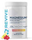 Revive MD Magnesium Powder Supplement - Magnesium Carbonate & Taurate Pulver Getränk unterstützt gesunde Knochen, Muskeln, & Nerves - Vegan-Friendly, Gluten-Free & Soy-Free (Raspberry Lemonade, 30 Portionen)