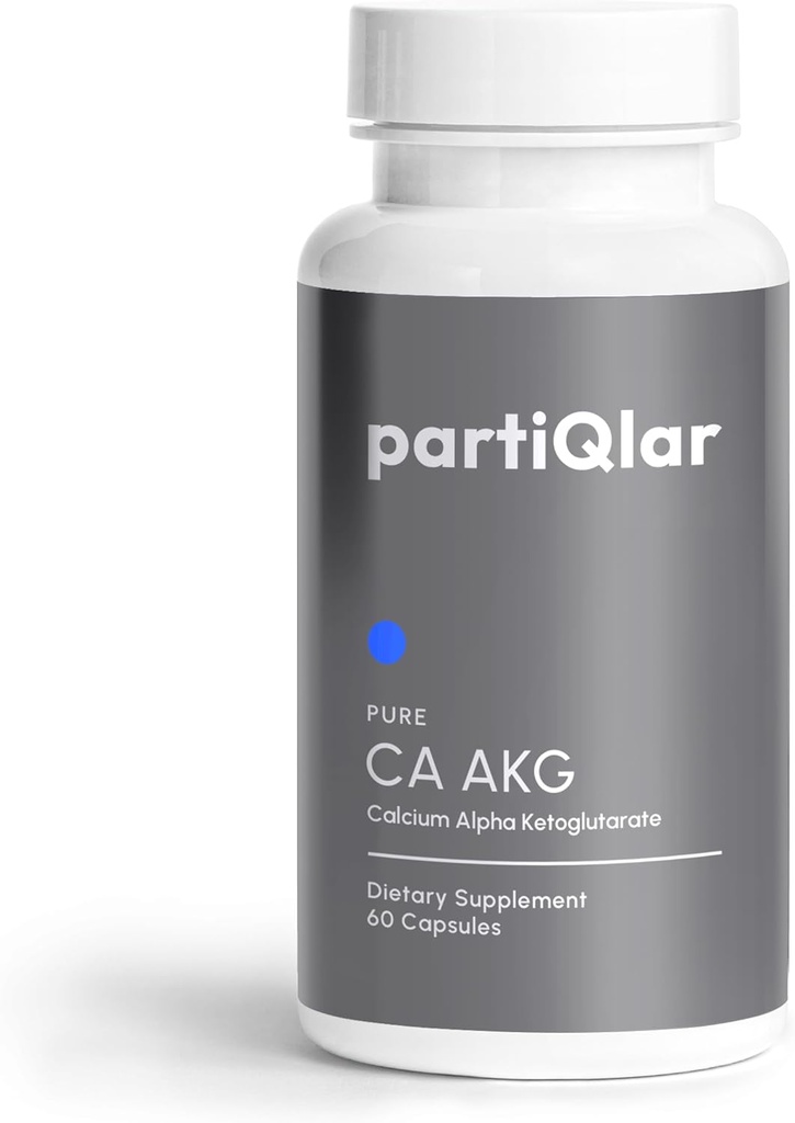CA AKG Supplement - Pure Alpha Ketoglutarate mit hoher Bio-Avaibility - Calcium AKG Supplement 1000mg pro 2 Kapsel Servieren - Unterstützt gesunden Alterungsprozess - Made in USA - 60 Kapseln