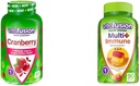 Vitafusion Cranberry Gummis für Damen 500mg und Multi+ Immununterstützung Gummis mit Vitamin C Zink Daily Multivitamins 90 Count