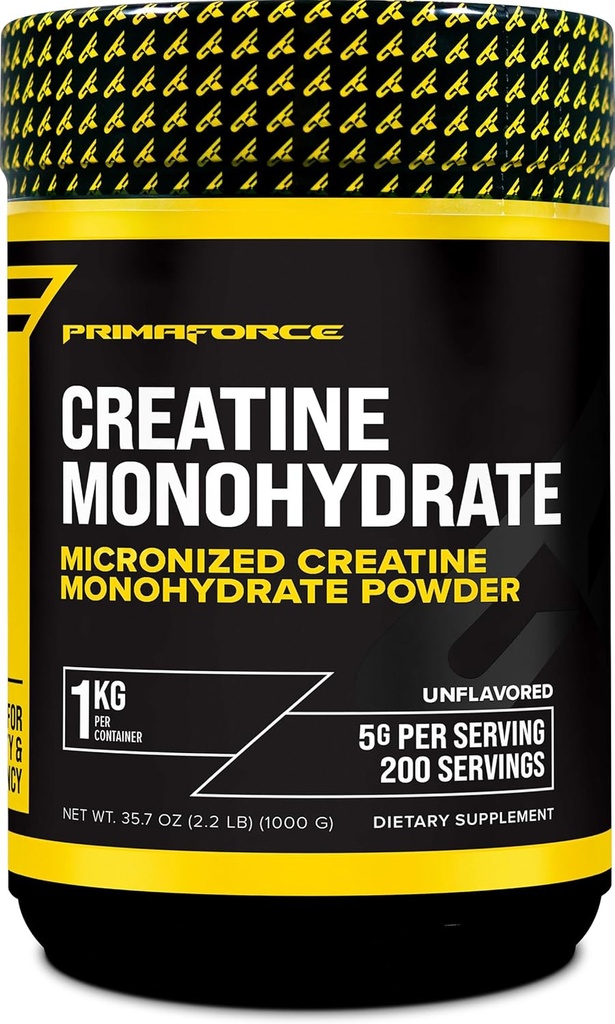 Primaforce Creatin Monohydratpulver – 1.000 Gramm - Mikronisiert