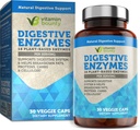 Vitamin Bounty Digestive Enzyme - Präbiotika mit 18 Enzymen, Verdauungsenzyme für Frauen und Männer, Verdauungsergänzung, Aid in Breaking Down Fats, Proteine und Kohlenhydrate - 30 Kapseln