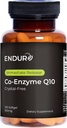 Endur sans cristal Co-enzyme Q10, Supplément de défense cardiaque et antioxydant, aide à soutenir la production d'énergie, sans gluten, 100mg (120 Softgels)
