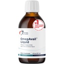 Designs für die Gesundheit OmegAvail flüssiges TG Fischöl 1200mg - Triglycerid Omega-3 Fischöl Gehirnunterstützungsergänzung mit DHA / EPA - natürlicher Zitronengeschmack (8 oz / 47 Portionen)