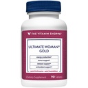 The Vitamin Shoppe Brand Ultimate Woman’s Gold Multivitamin with Iron, B Vitamins & Vitamin D3, Women’s Daily Multivitamin for Energy Production, Bone & Immune Health Support, Gluten Free, 90 Tablets
