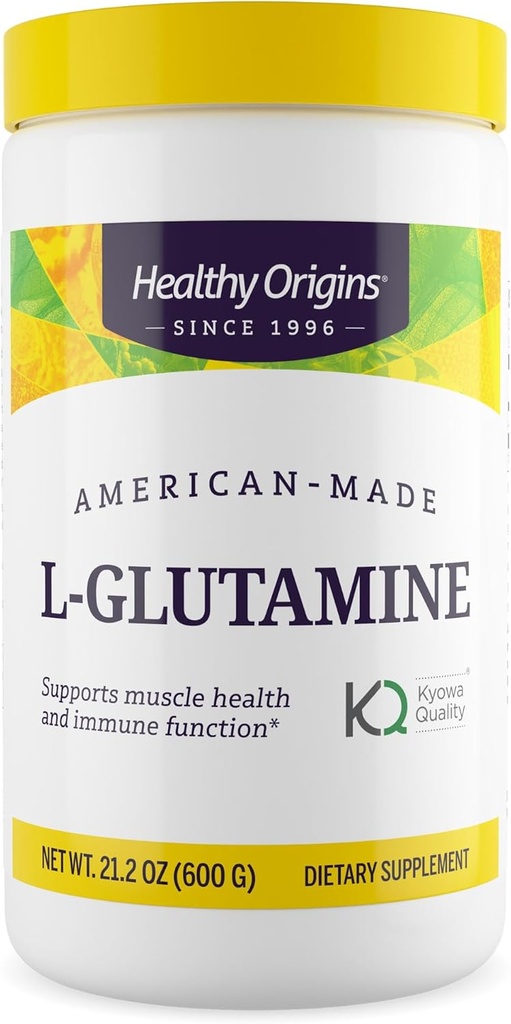 Origines saines L-glutamine (American-Fabric, Non-OGM), 21.2 Ounce