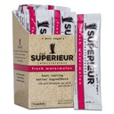 Superieur Electrolyte Powder Packets - Vegan Electrolyte Powder w/Sea Minerals - Keto Friendly, Non-OGM, Zero Sugar Electrolyte Supplément - Boissons sportives saines - Pastèque (14 Packets)