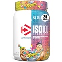 Dymatize x Cake d'anniversaire Pebbles ISO100 Whey Protéine Poudre Isolée, 25g de protéines, 5,5g BCAAs, 120 Cal., Sans gluten, 1g de gras, 1g de sucre, 2g de glucides (20 portions)