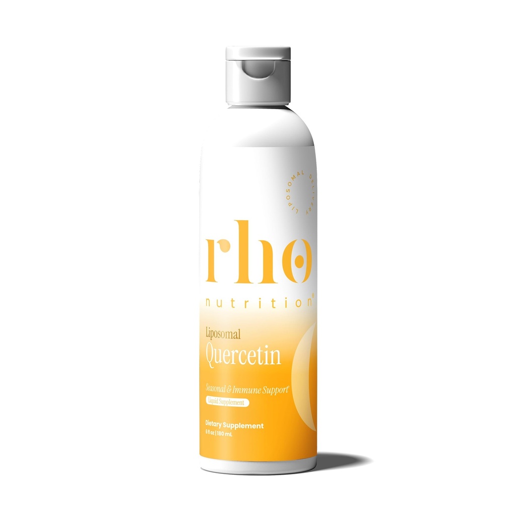 Rho Nutrition Liposomal Quercetin - Ultra High Absorption Liquid Quercetin Supplement – Unterstützt Immunsystem, Allergieverteidigung und gesundes Altern