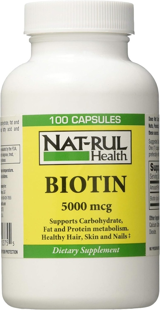 NAT-Rul Biotin 5000 mcg Kapseln 100 ea