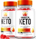 rize labs (Pack mit 2 zünden Keto ACV Gummis für erhöhte Gewichtsverlust, Nahrungsergänzung (120 Gummi)