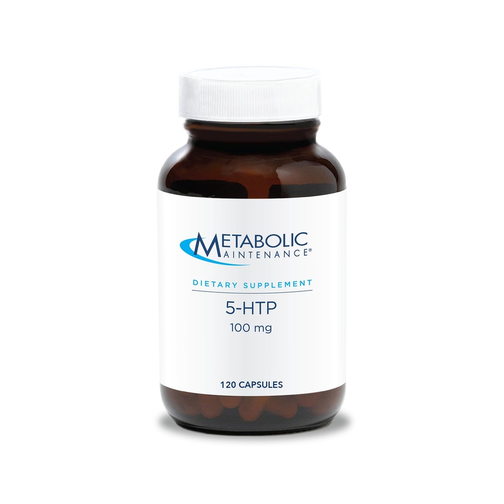 Metabolic Maintenance 5-HTP - Liefert 100 mg 5-Hydroxytryptophan - Unterstützt Serotonin Pathways, eine positive Outlook & Restfuness - 120 Servierungen - 120 Kapseln