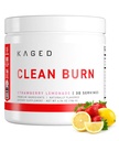 Kaged Clean Burn Powder | Strawberry Lemonade | Thermogenic Weight Management | Boost Metabolism | Organic Caffeine, Apple Cider Essig | Ergänzungen für Männer & Frauen | 30 Servierungen