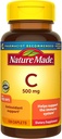 Capettes de vitamine C de 500 Mg avec HIPS de rose, 130 comprimés (paquet de 3)