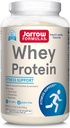 Jarrow Formeln Whey-Protein mit 18 g Protein, 3,8 g BCAAs, & Glutamin, Nahrungsergänzungsmittel für Muskelfunktion und Erholungsunterstützung, 32 oz Vanilla Flavored Powder, ca. 36 Tage Versorgung