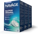 Navage SaltPod Bundle 3 30-Packs (90 SaltPods) - Navage Salt Pod Refills Only - Exclusively Designed for The Navage Nasal Irrigation System - Sinus Rinse and Saline Pods for Fast and Soothing Relief