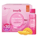 CJwellcare Innerb Glowshot Collagen (50.7 fl oz, 30 Servierungen) - Marine Liquid Collagen für Damen, 3.000mg Collagen Peptide, Collagen Shots für hohe Absorption, Haar, Haut und Nails Supplement