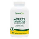 NaturesPlus Adult's Chewable Multivitamin - 180 Vegetarische Tabletten - Ananas Flavor - Natürliche Ganze Nahrungsergänzung für Gesamtgesundheit, Energie - Glutenfrei - 180 Servierungen