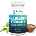 Dr. Berg Gallbladder Formula Extra Strength - mit Ox Bile Powder und Conjugated Bile Acid - Verdauungsenzyme proprietäre Mischung - Full 45-Day Supply - 90 Gemüsekapseln