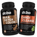 Colon Cleanse Pillen Körper Detox & Candi Cleanse - Intestinal Guard Cleanser für Stomach & Oral Kräuter Oregano & Caprylic Acid Probiotic Complex Kapseln, Kräuter Wormwood Black Walnut Clove Frauen Männer
