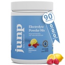 JUNP Electrolytes en poudre Pas de sucre Pas de glucides – Berry Lemonade Keto Electrolyte Mélange de boisson - Potassium et sel Poudre d'hydratation Electrolytes - Zéro Calorie Sans sucre Poudre d'électrolyte, 90 portions