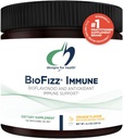 Designs für Gesundheit BioFizz Immunpulver - Vitamin C Getränke Mix Supplement mit Bioflavonoiden, Zink, 2000 IU Vitamin D + E - Fizzy Orange Flavor + Antioxidans Support (30 Servierungen / 120g)