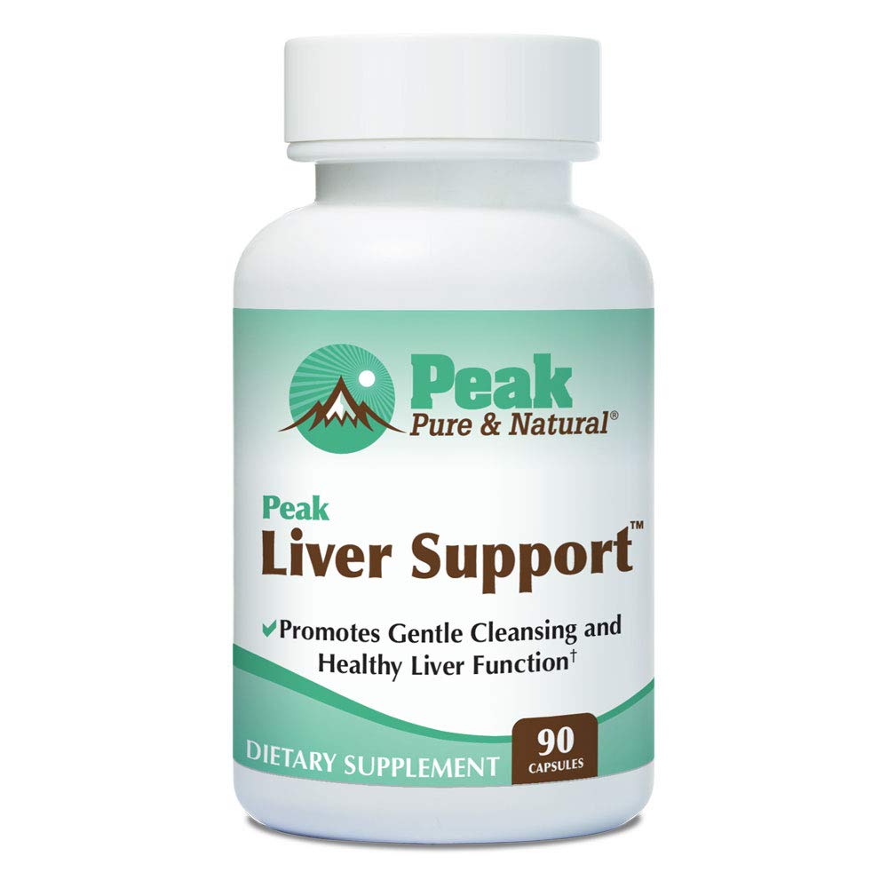 Peak Pure & Natural Peak Liver Unterstützung Milch Thistle basierte Leber Unterstützung Ergänzung | Leberreinigung und Detox | 90 Kapseln