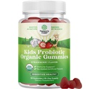 Immun Booster Kids Probiotic Gummies - Bacillus Subtilis Probiotic für Kinder Upset Stomach Körper reinigen Immun-Boost und Colon Detox - Verstopfung Entlastung und Verdauungs-Vitamine Gummy