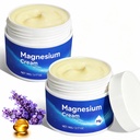 Magnesiumcreme für Körper - Magnesiumöl für Füße, Pure Premium Magnesium Lotion mit Vitamin E und Mandelöl für Muskel Soreness
