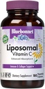 BlueBonnet Nutrition Liposomal Vitamin C 1000 mg, Hergestellt mit Sonnenblumenöl, Immun & Joint Comfort*, Vegan, Kosher, Non-GMO, Glutenfrei, Sojafrei Milchfrei, 180 Gemüsekapseln, 90 Servietten