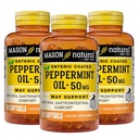 MASON NATURAL Pfefferminzöl 50 mg Enteric Coated Supplement, 270 Tage Versorgung der gastrointestinalen Unterstützung für normal funktionierende Bowel, Softgel Pillen