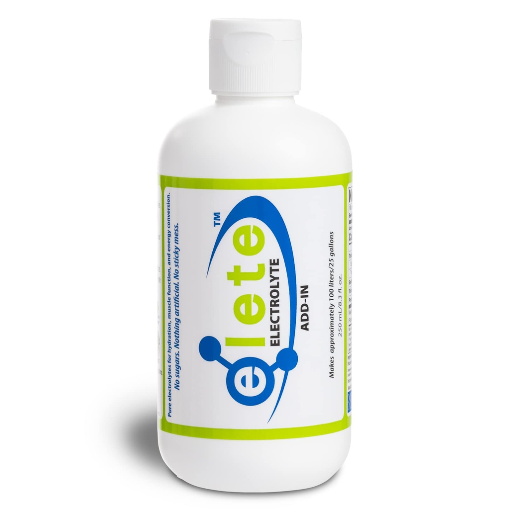 elete Elektrolyt Add-in Hydration Tropfen | Natrium, Magnesium, Kalium & Trace Minerals | Unflavored, Alle natürlichen | Leg und Muskel Cramp Relief | Transformieren jeden Drink in einen Sportgetränk, 8.3oz