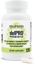 Del-Immune V® + Delpro Probiotic & Prebiotic Blend by Stellar Biotics - Fördert Optimal Gut Gesundheit, Verdauung, Immununterstützung & Stimmung (120 Kapseln)