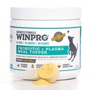WINPRO Dog Probiotic Powder Meal Topper, Spray Getrocknetes Plasma mit Präbiotika und Probiotika für Verdauungsunterstützung und Gutgesundheit für Hunde, Alle Rassen, Alter und Größen, 60 Scoops, Made in USA
