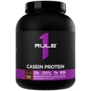 Regel 1 Casein Protein - 25g Protein und 11g EAAs Pro Serving from Slow-Release Micellar Casein for Overnight Recovery and Sustained Delivery Between Meals (4 Pounds*, Chocolate Fudge)