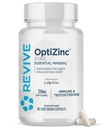 Revive MD Zink Mineral Supplement für Männer und Frauen - Unterstützt Immunität & Zelluläre Gesundheit mit 50mg OptiZinc - Antioxidans & Immununterstützung - 60 Kapseln