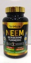 Neem Leaf Supplement - 8in1 Formel - Kombinieren Sie mit Berberin, Kurkuma, Heilige Basilikum, Amla, Artichoke, Milchdistel und schwarzem Pfeffer - Immununterstützung - 120 Kapseln für 4 Monate Versorgung
