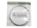 Pure Silver Generator Wires – 9999 Silber Elektroden – Pre-Cut 48-Zoll 14 Gauge Wires – Fits LifeForce Generators