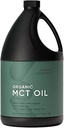 Recherche sportive Keto MCT Huile de noix de coco bio - Combustible acide gras pour le corps + cerveau - Triple ingrédient C8, C10, C12 MCT - Parfait dans le café, le thé, et plus - Non-OGM et végétalien - Non aromatisé (128 Oz)
