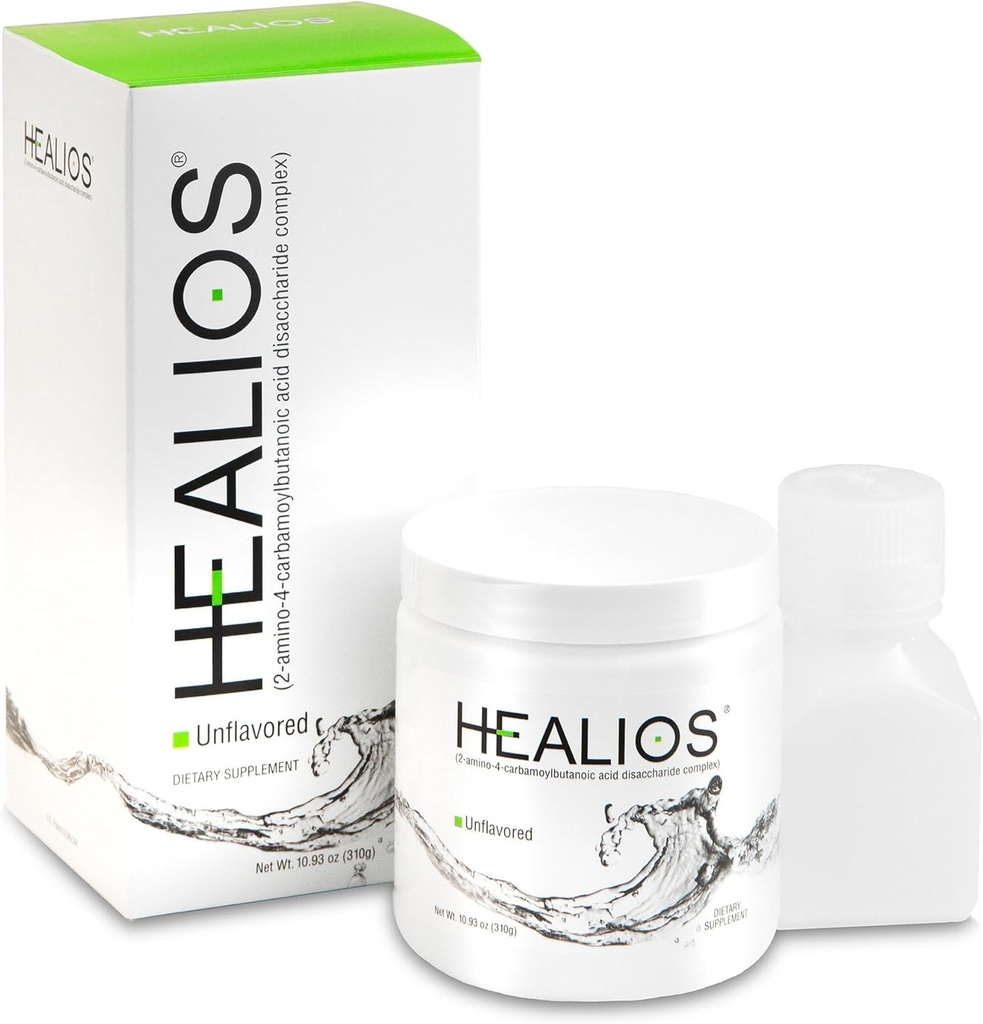 Healios Unflavored Oral Health and Dietary Supplement, Pulverform, Natürlich Sourced L-Glutamin Trehalose L-Arginin, 10.93 Unzen
