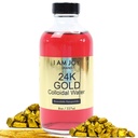 I Am Joy: Liquid Colloidal Gold 24k 99,99% Pure 100ppm Ruby Red Water Based All Natural Electrolyse Grande bouteille de verre de 8oz