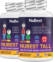 NuBest Tall Kids - Multivitamine & Minerals für Alter 2 bis 9 - Knochenfestigkeit & Immunität Unterstützung - Hilft Kindern, Kleinkinder Gesund - Tierformen - 120 Kaubare Berry Tabletten | 2 Monate Versorgung