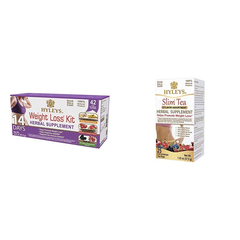 Hyleys 14 Day Weight Loss Tea und Slim Tea 5 Flavor Sortiment