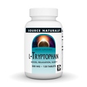 Source Naturals L-Tryptophane, pour l'humeur, la relaxation et le sommeil*, 500mg - 120 comprimés